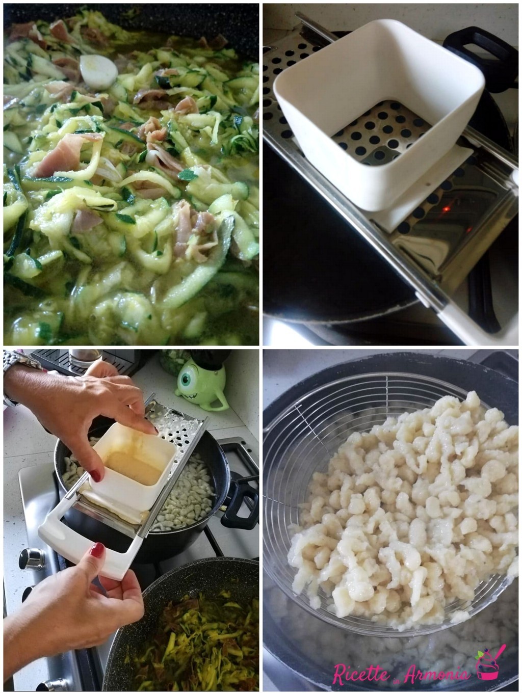 Spätzle con speck e zucchine - Ricette in Armonia Ricette del gruppo