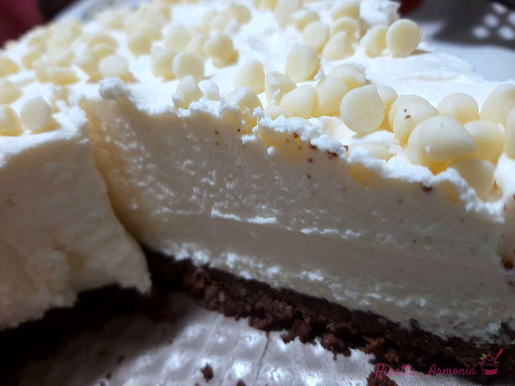 Cheesecake mascarpone e cioccolato bianco 